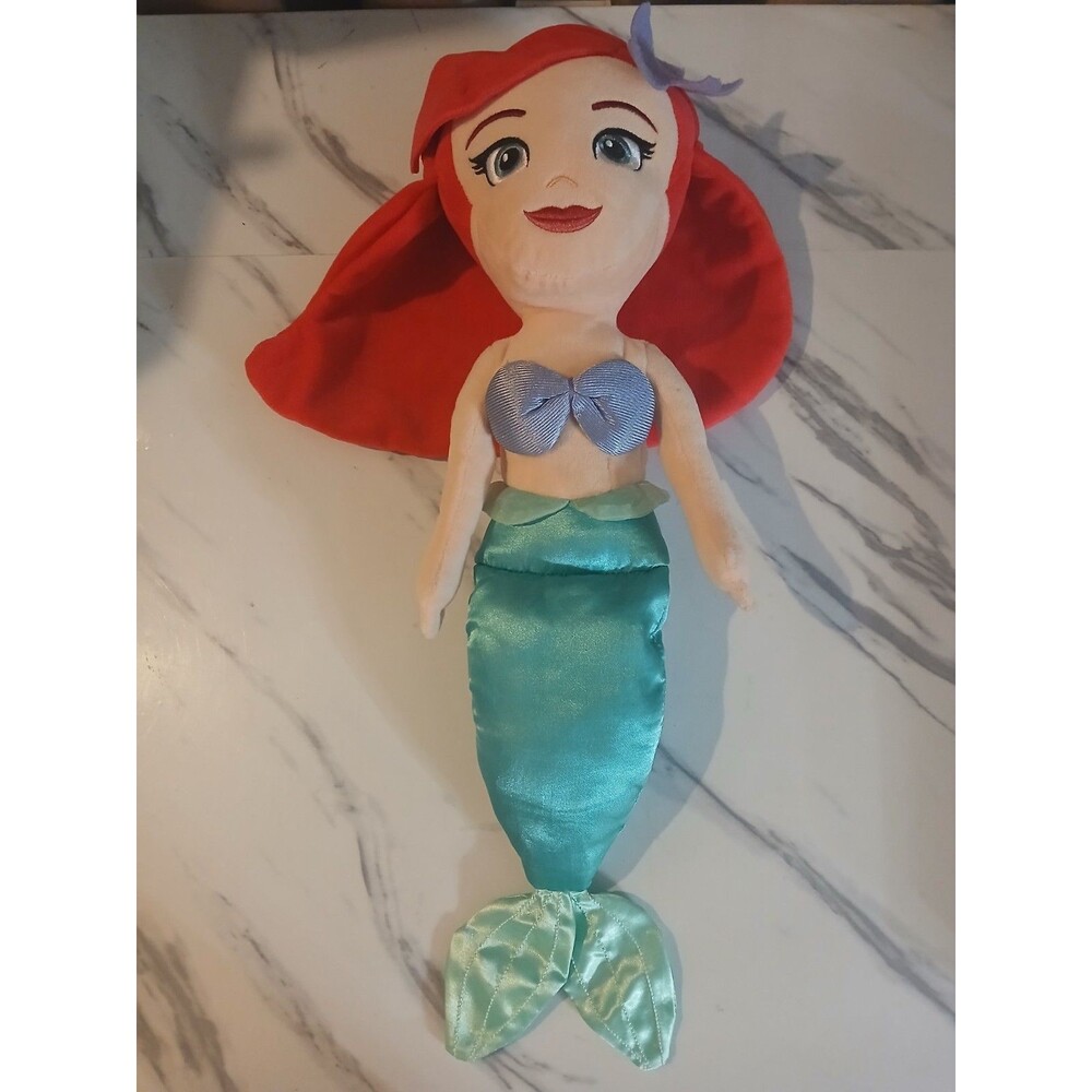 Disney The Little Mermaid Ariel Sitting Doll Plush Toy 18" Exclusive To Kohls